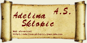 Adelina Sklopić vizit kartica